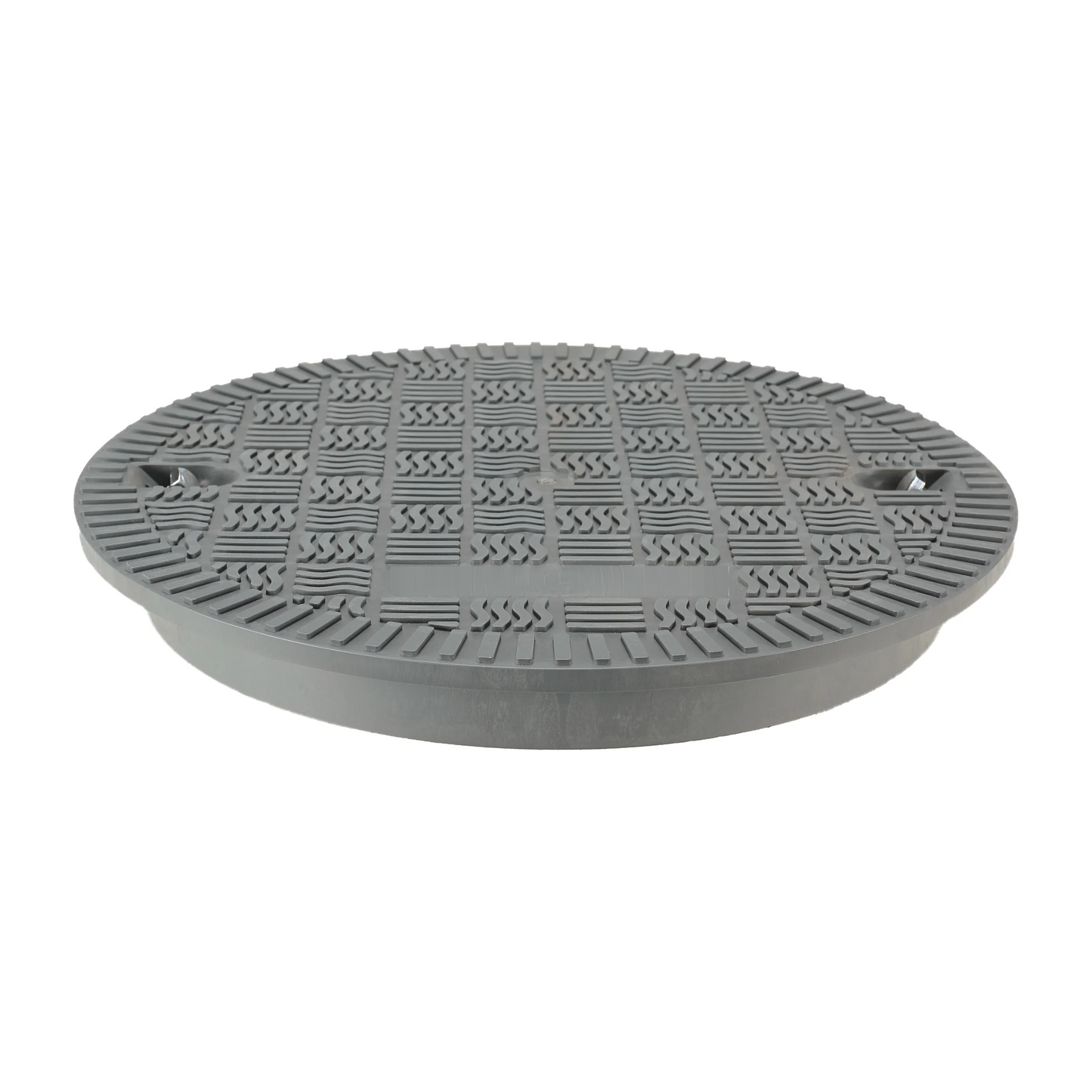 Gray Round Plastic Pipe Cover by CloverPlast™ - 12/14 Inches Diameter, 3.3K lbs Load, for Corrugated Pipes