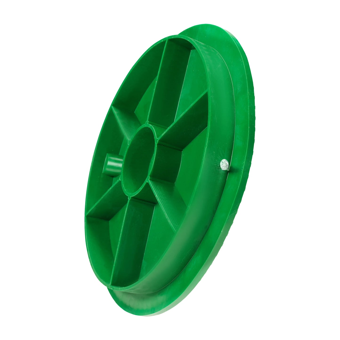 Green Round Plastic Pipe Cover by CloverPlast™ - 12/14 Inches Diameter, 3.3K lbs Load, for Corrugated Pipes