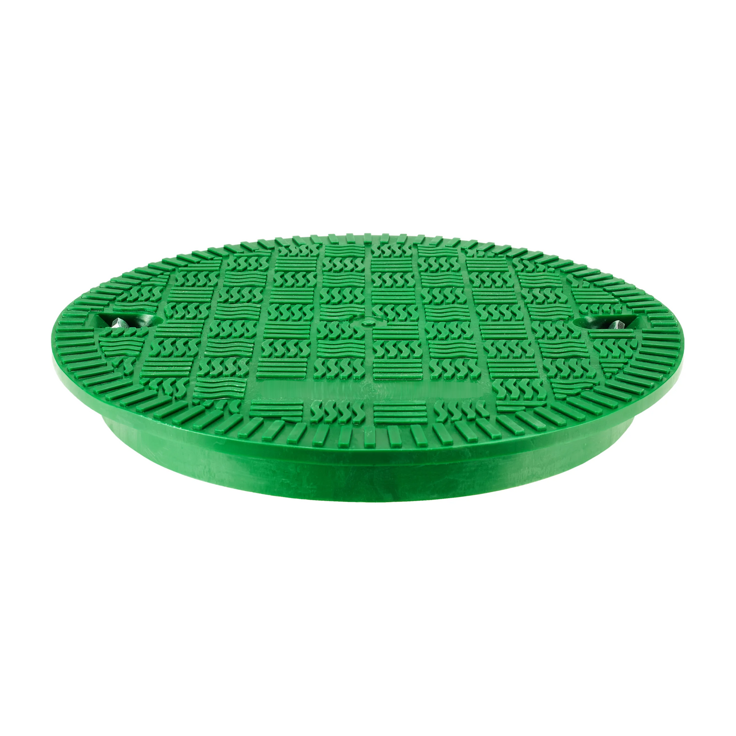 Green Round Plastic Pipe Cover by CloverPlast™ - 12/14 Inches Diameter, 3.3K lbs Load, for Corrugated Pipes