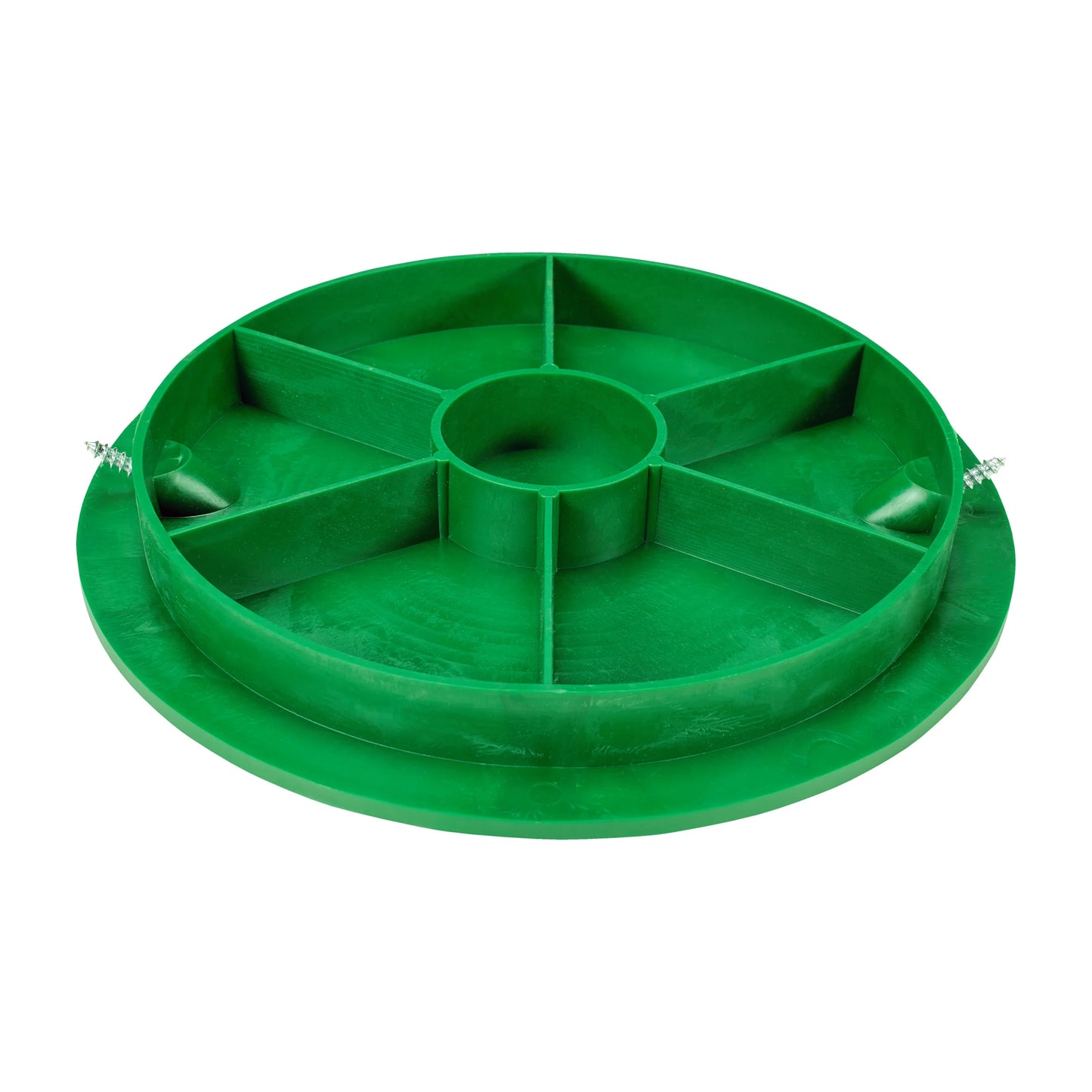 Green Round Plastic Pipe Cover by CloverPlast™ - 12/14 Inches Diameter, 3.3K lbs Load, for Corrugated Pipes