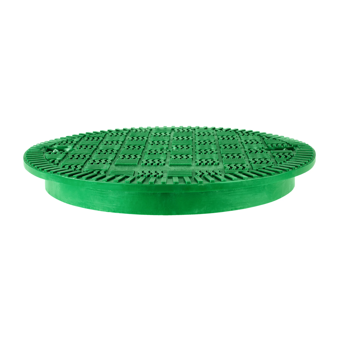 Green Round Plastic Pipe Cover by CloverPlast™ - 12/14 Inches Diameter, 3.3K lbs Load, for Corrugated Pipes