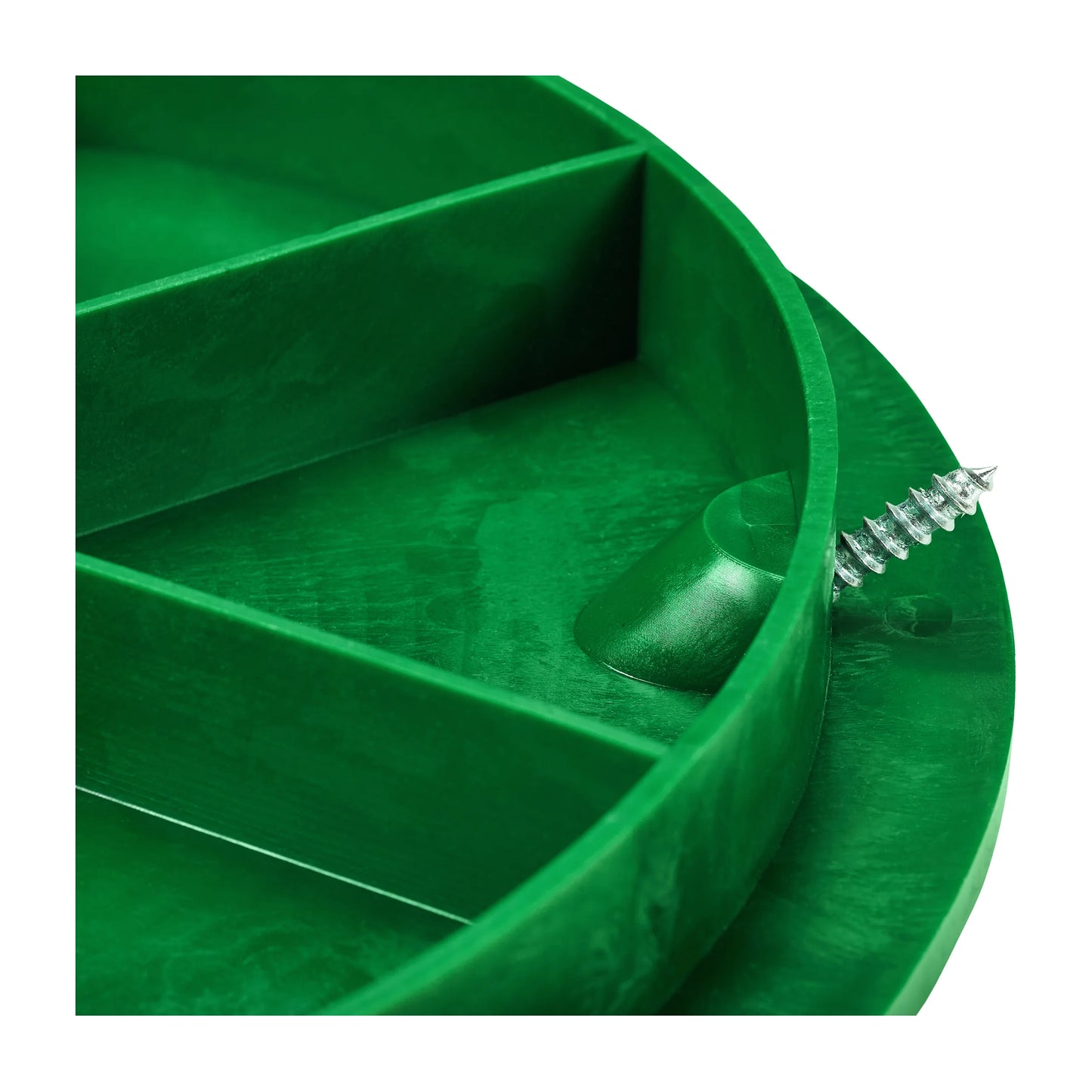 Green Round Plastic Pipe Cover by CloverPlast™ - 12/14 Inches Diameter, 3.3K lbs Load, for Corrugated Pipes